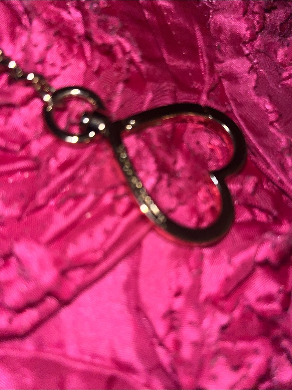 Victoria's Secret Black Floral Card Wallet with Keyring - Picture 3 of 3